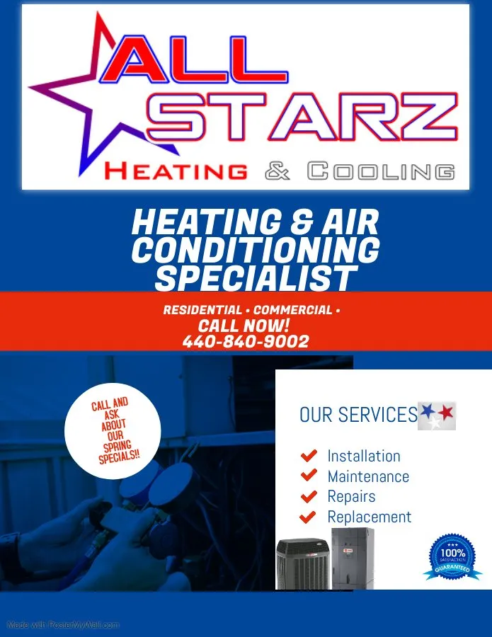 Slide of All Starz Heating & Cooling