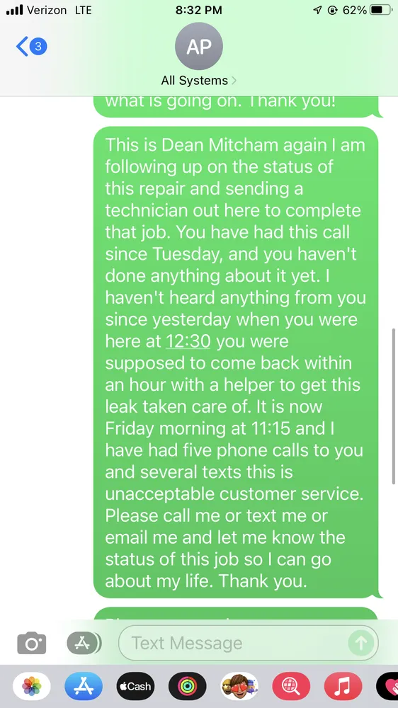 Slide of All Systems Heating & Air