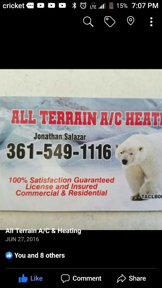 Slide of All Terrain Aircondition heating