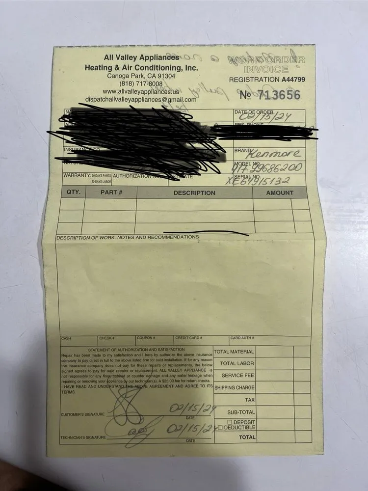 Slide of All Valley Appliance