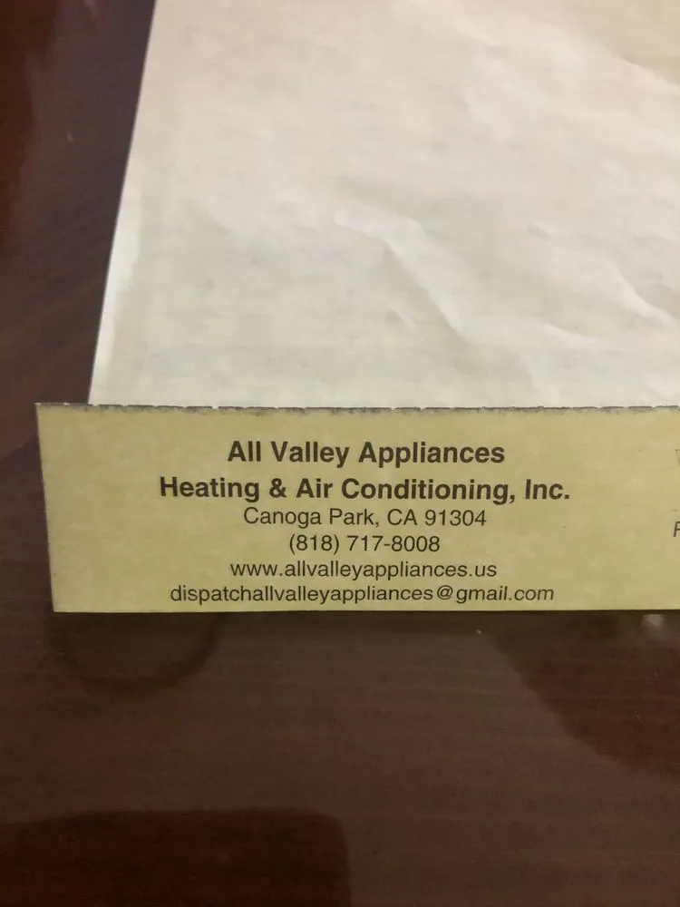 Slide of All Valley Appliance