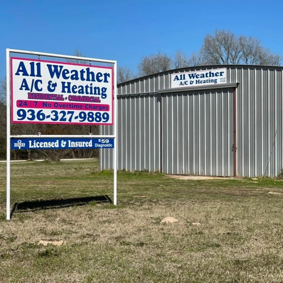 Professional HVAC installation for fast service in Goodrich, TX by All Weather A/C & Heating