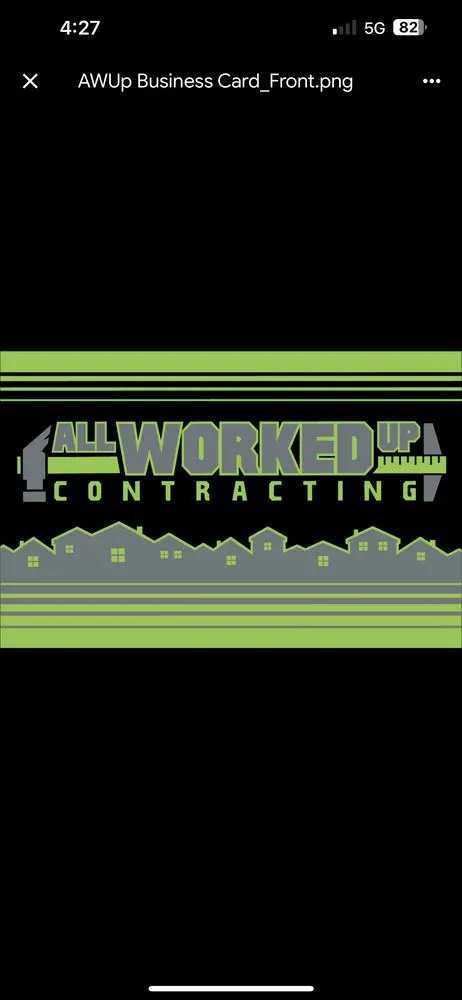 Slide of All Worked Up Contracting