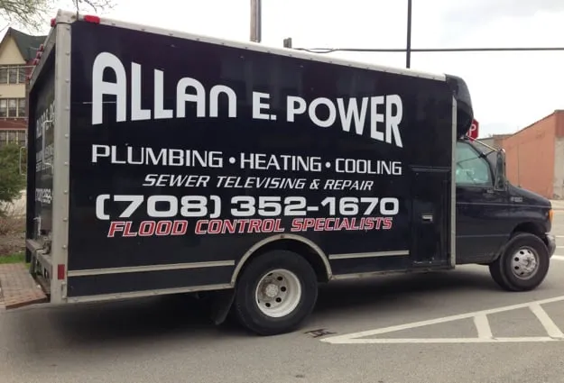 Slide of Allan E. Power Plumbing