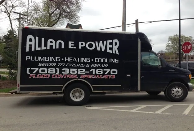 Slide of Allan E. Power Plumbing