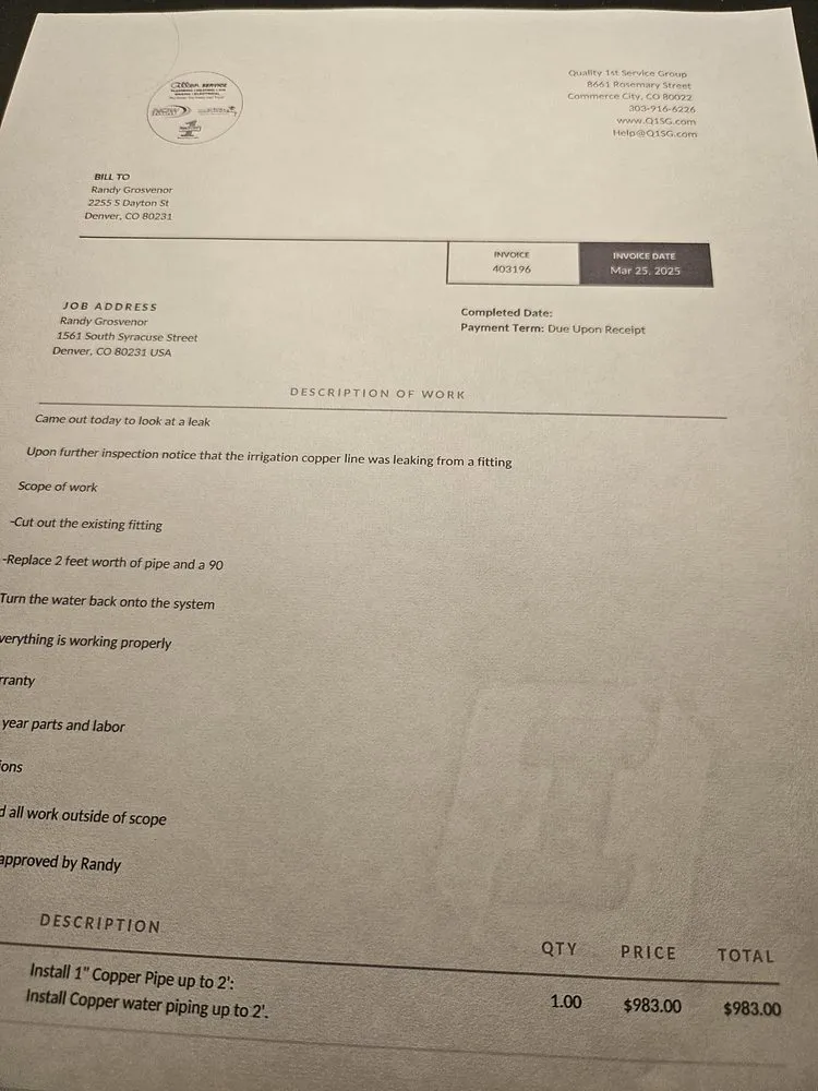 Slide of Allen Service