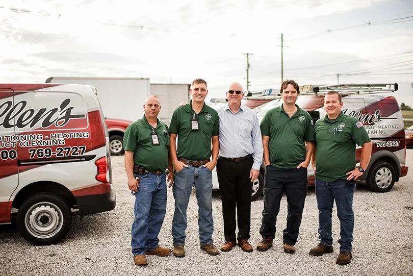 Slide of Allen's Air Conditioning