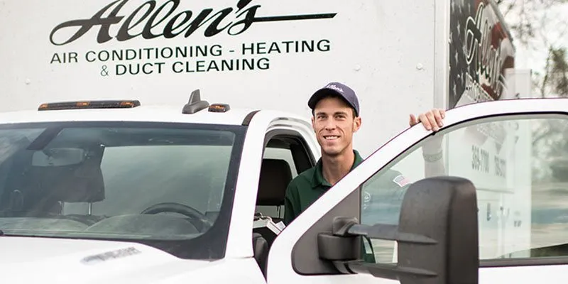 Slide of Allen's Air Conditioning