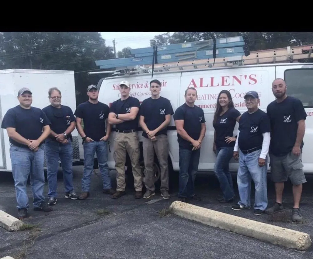 Slide of Allen's Heating and Cooling