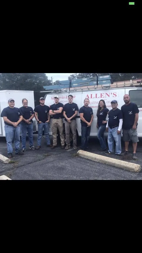 Slide of Allen's Heating and Cooling