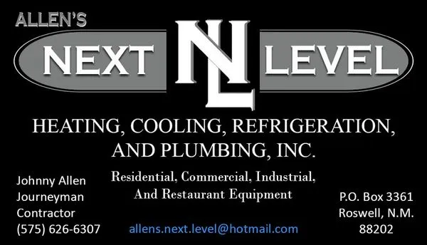 Allen's Next Level Heating Cooling Refrigeration & Plumbing