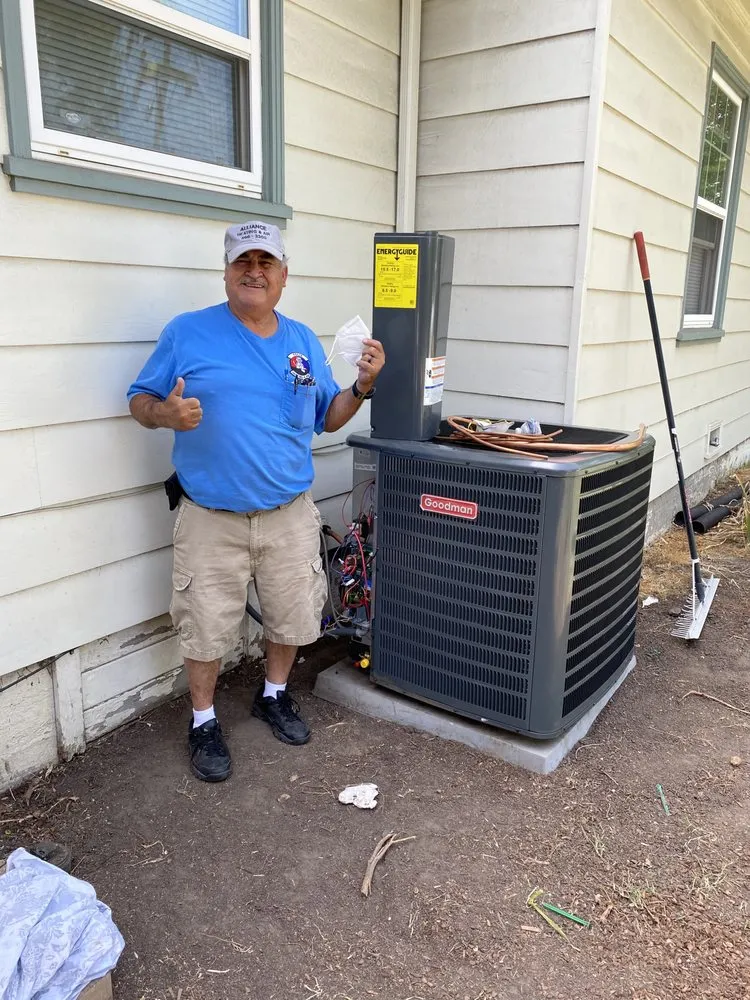 Slide of Alliance Felix heating and Air