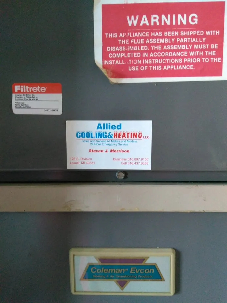 Slide of Allied Cooling & Heating