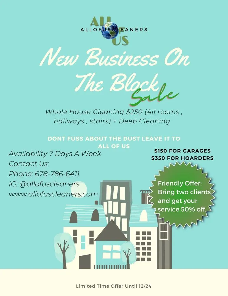 Slide of AllofUs Cleaners