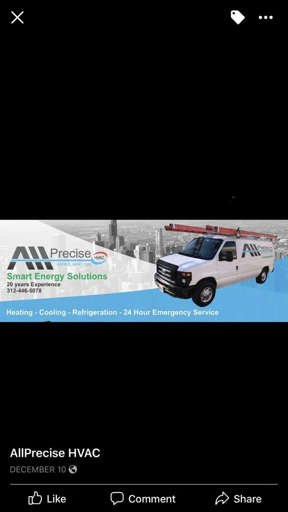 Slide of AllPrecise HVAC Refrigeration