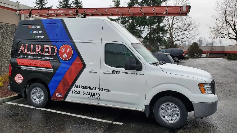 Slide of Allred Heating Cooling Electric