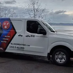 Slide of Allred Heating Cooling Electric