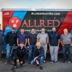 Slide of Allred Heating Cooling Electric
