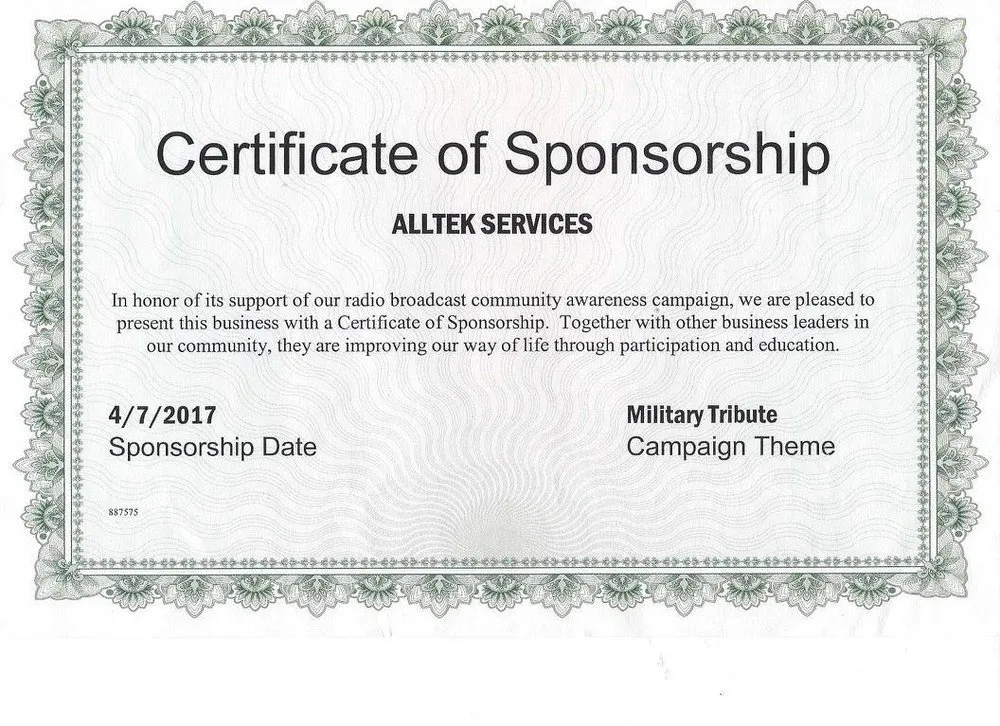 Slide of Alltek Services