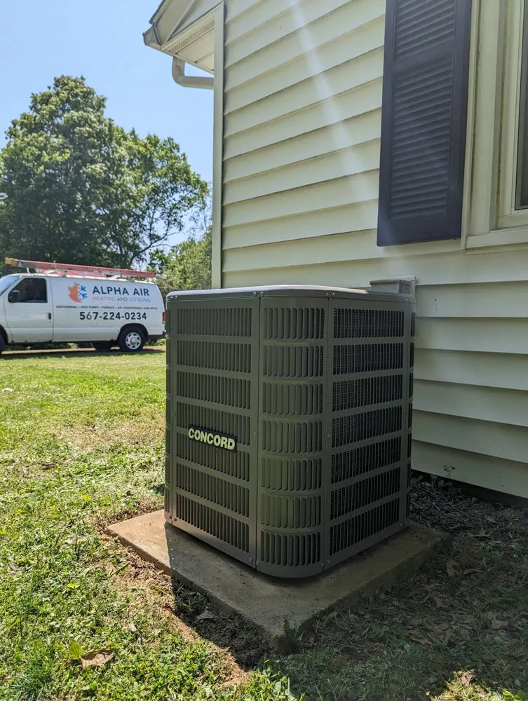Slide of Alpha Air Heating and Cooling