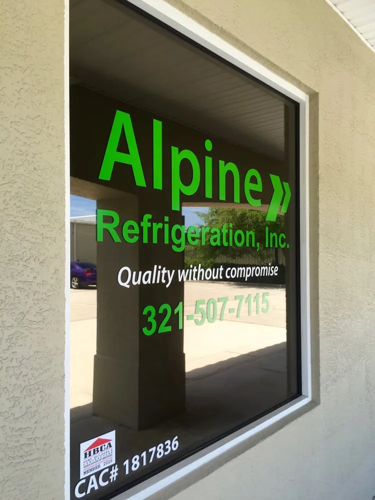 Slide of Alpine Refrigeration
