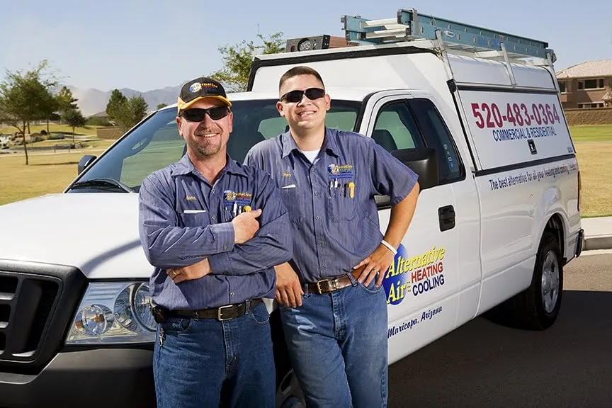 Slide of Alternative Air Heating & Cooling