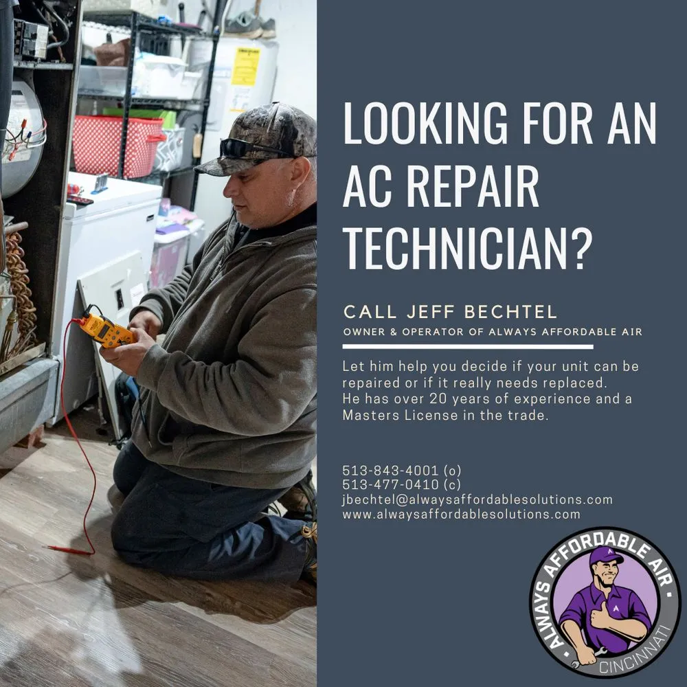 Slide of Always Affordable Air