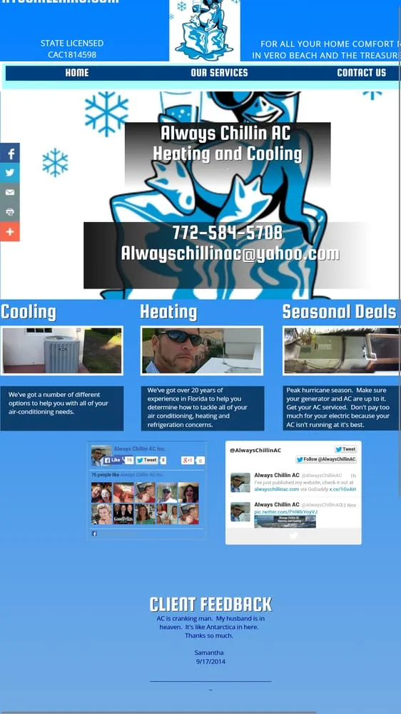 Slide of Always Chillin AC