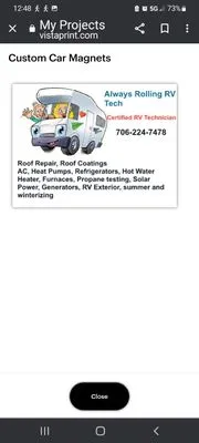 Always Rolling RV Tech Logo