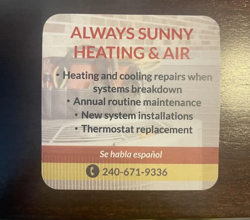 Slide of Always Sunny Heating&Air