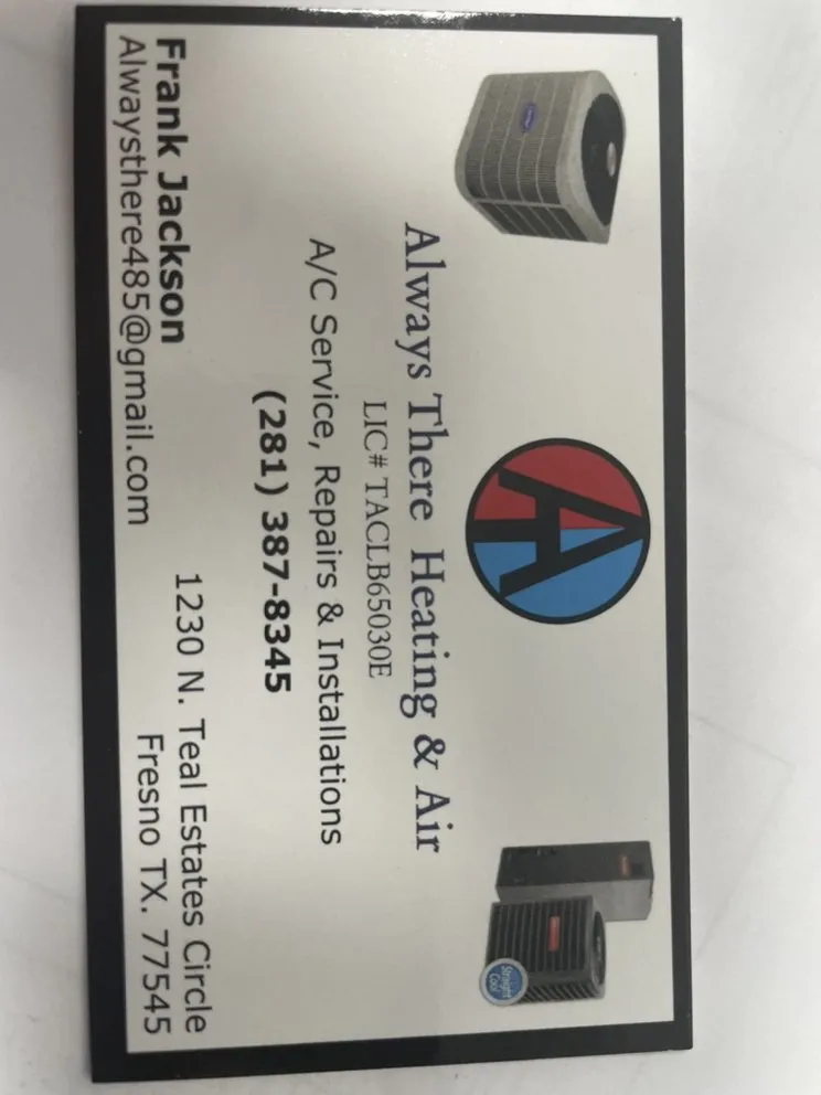 Slide of Always There Heating & Air