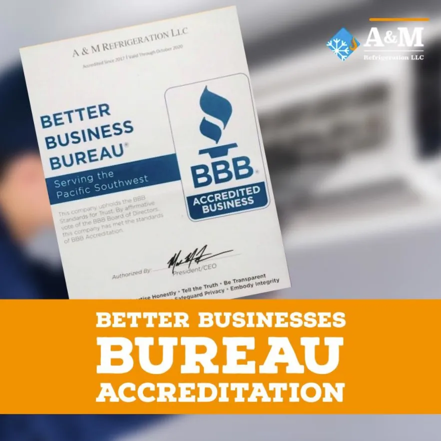 Slide of A&M Refrigeration