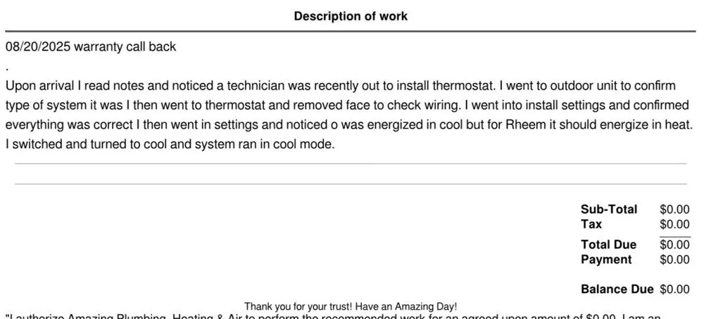 Slide of Amazing Heating & Air Conditioning