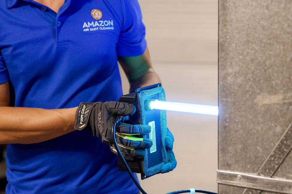 Slide of Amazon Air Duct Cleaning