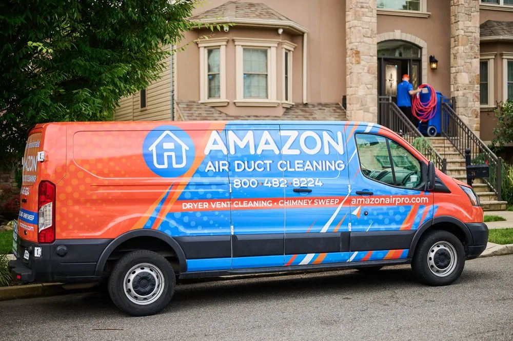 Slide of Amazon Air Duct Cleaning