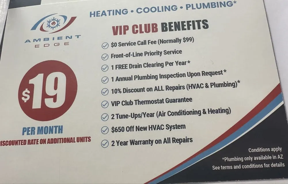 Slide of Ambient Edge Heating, Air Conditioning & Refrigeration