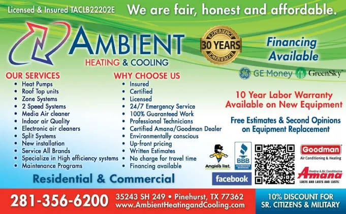 Slide of Ambient Heating & Cooling