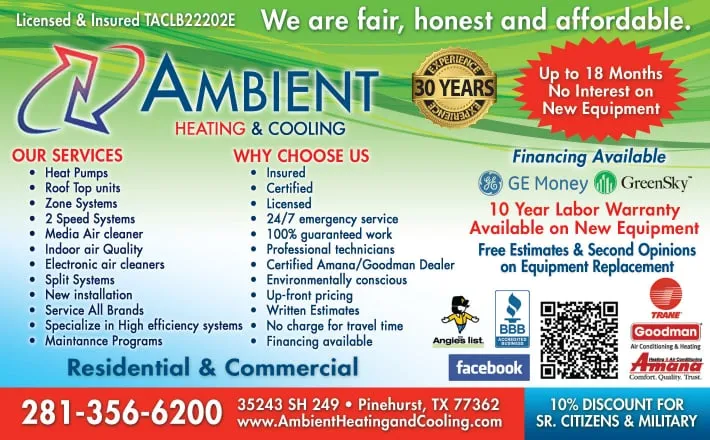 Slide of Ambient Heating & Cooling