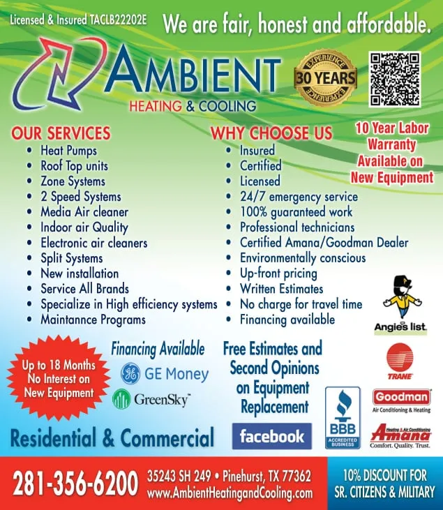 Slide of Ambient Heating & Cooling