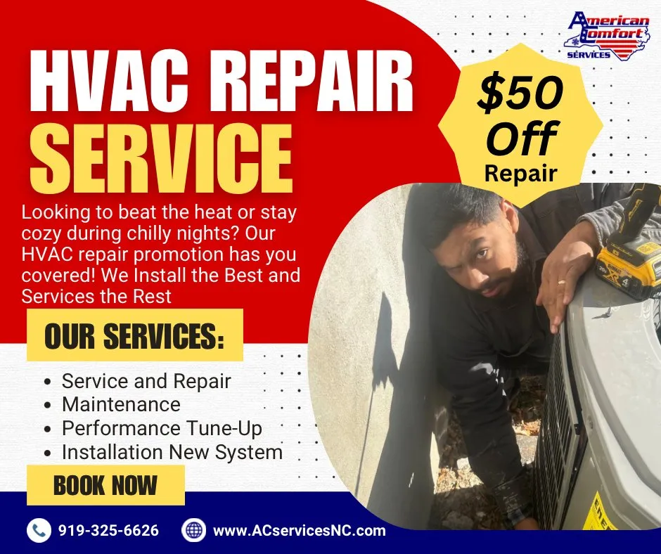 Slide of American Comfort Services