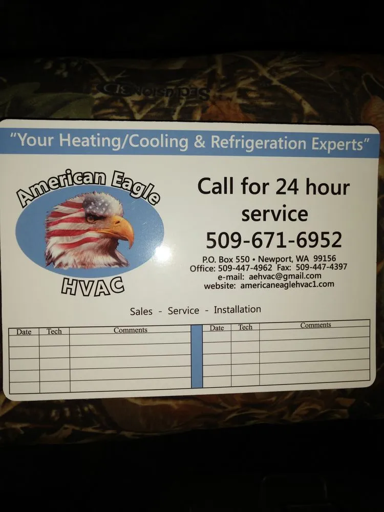 Slide of American Eagle Hvac
