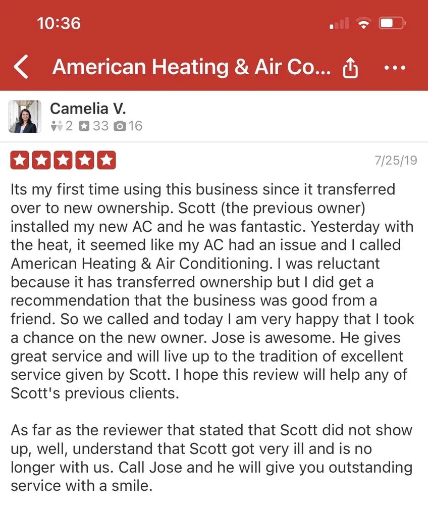Slide of American Heating & Air Conditioning