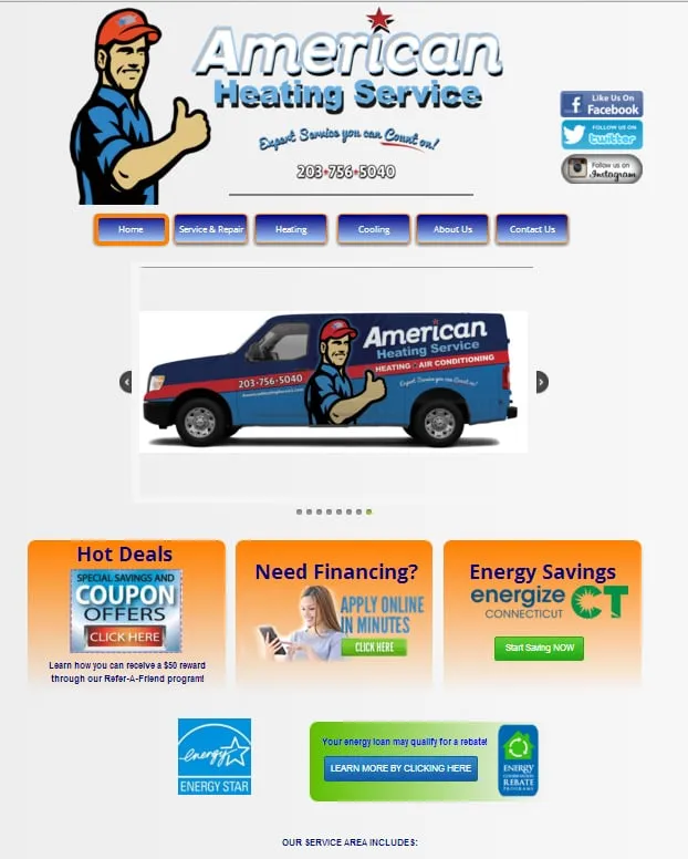 Slide of American Heating and Air Conditioning Service