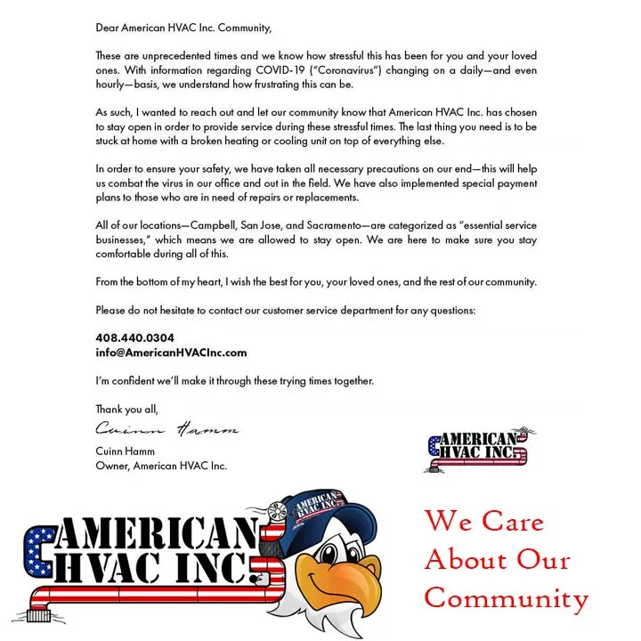 Slide of American HVAC