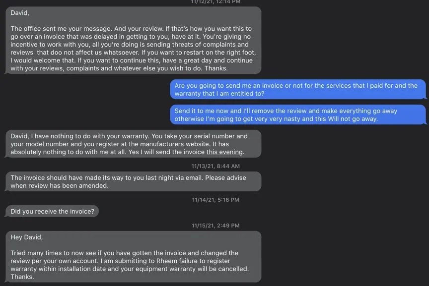 Slide of American Standard Heating and Cooling