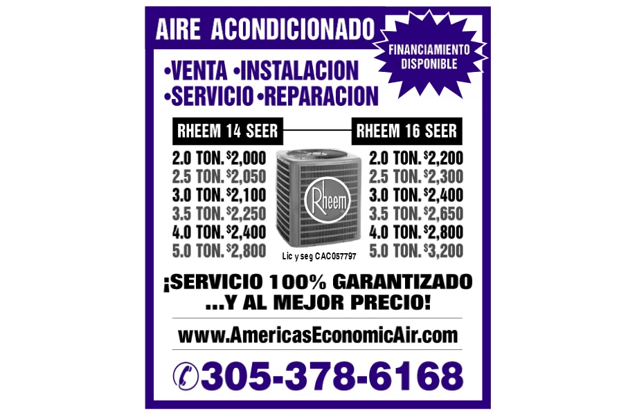 Slide of America's Economic Air Conditioning