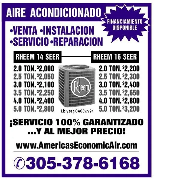 Slide of America's Economic Air Conditioning