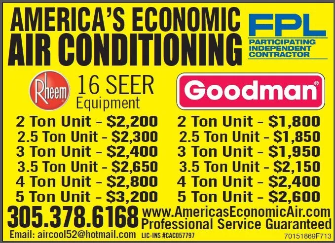 Slide of America's Economic Air Conditioning