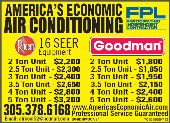 Slide of America's Economic Air Conditioning