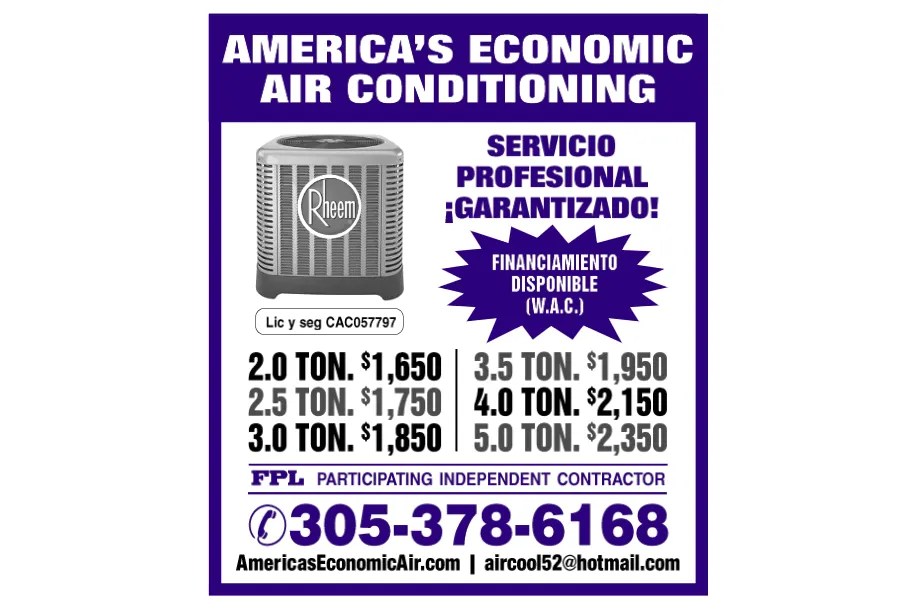 Slide of America's Economic Air Conditioning
